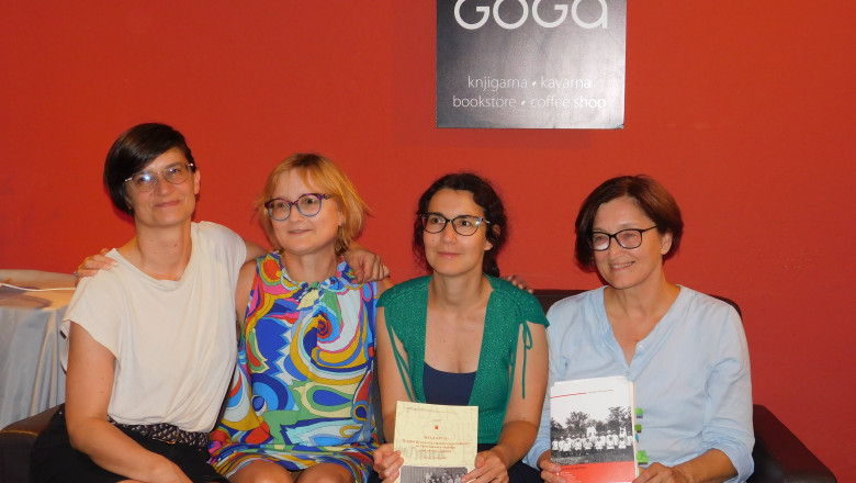 Z leve Tea Hvala, Gabrijela Simetinger, Ana Cergol Paradiž in Metka Mencin